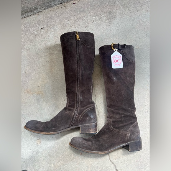 Authenticated - Prada Riding Boots - Picture 6 of 8